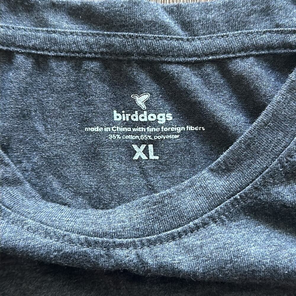 Birddogs Graphic Short Sleeve T-Shirt Dark Grey Size XL - Picture 3 of 5